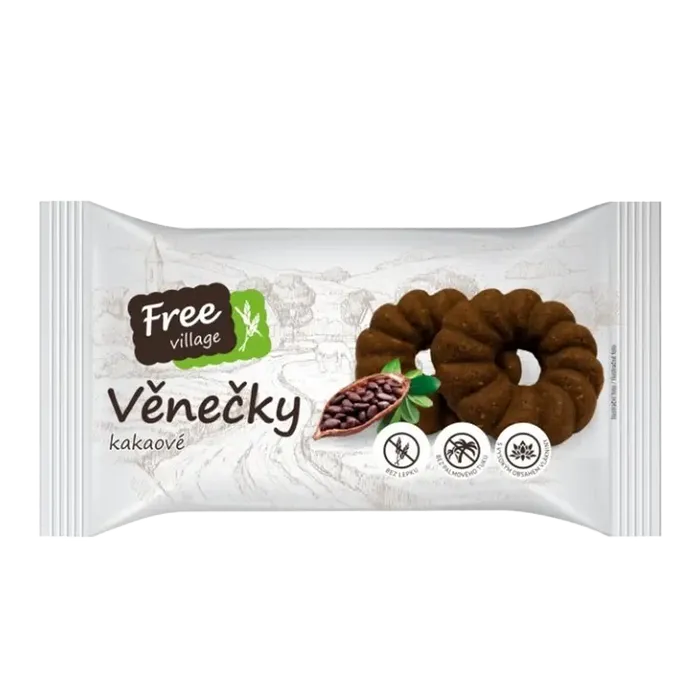 Free Village Věnečky kakaové 100 g BLP